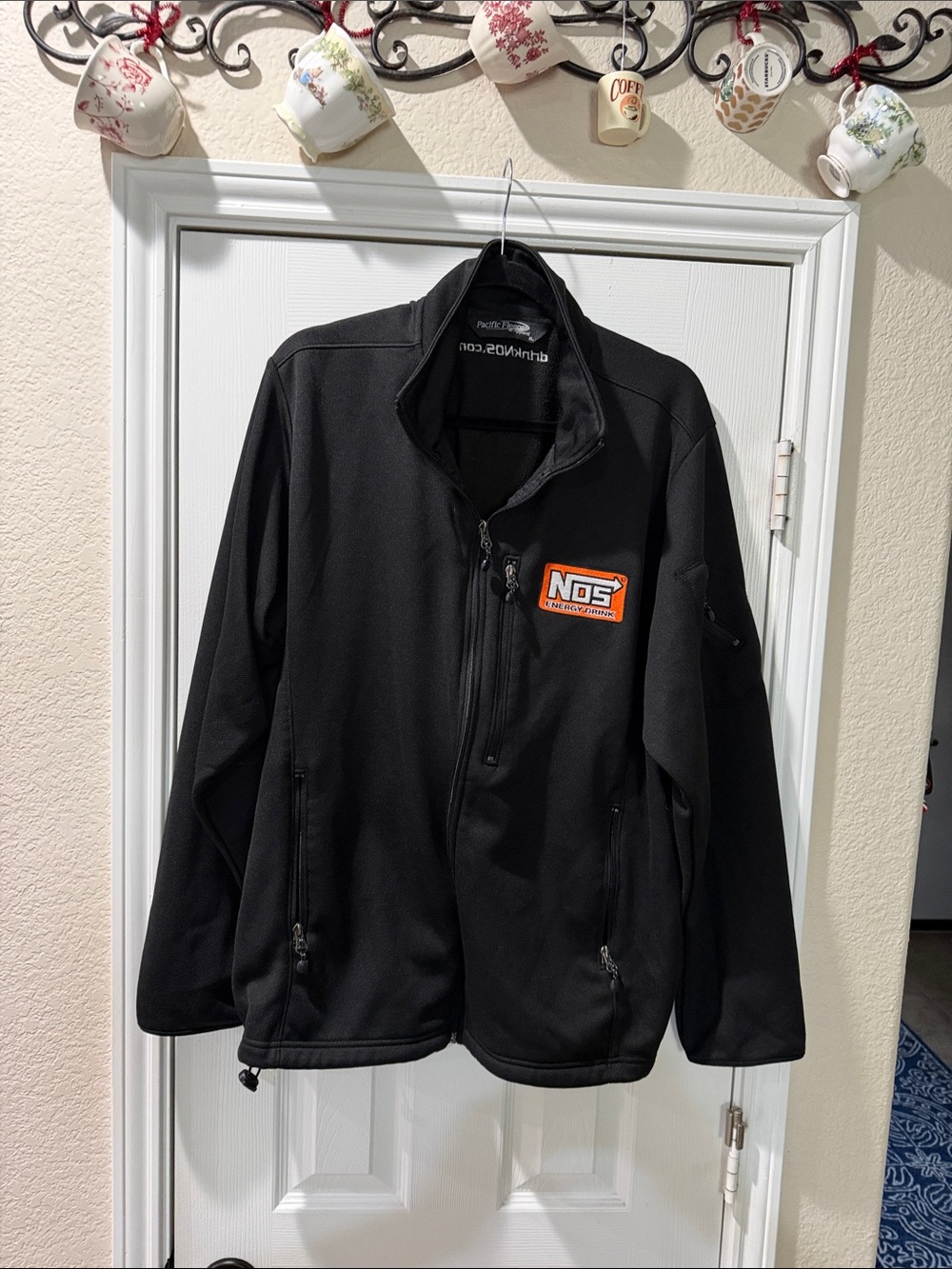 NOS Performance Black Lightweight Softshell Jacket